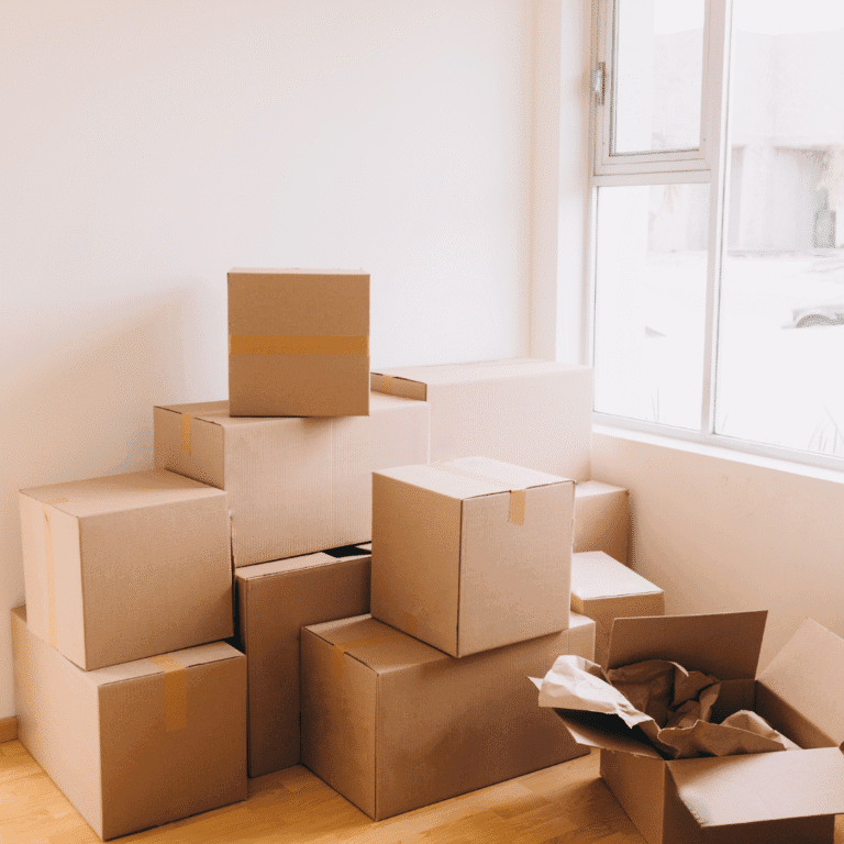 Pile of boxes